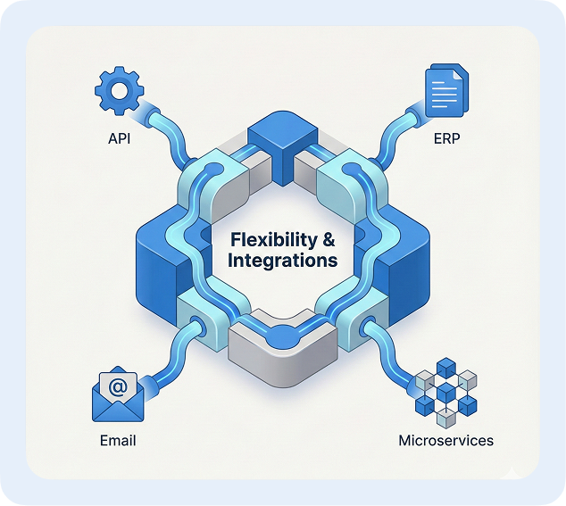 Flexibility & integrations
